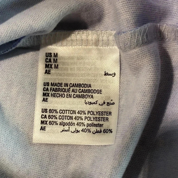 KAREN SCOTT Blue Ombré Short Sleeve Top - Picture 5 of 6